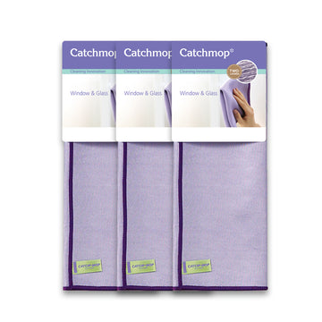 Window & Glass Cloth, Double-sided, Residue-free, Easy to clean (3 sets)